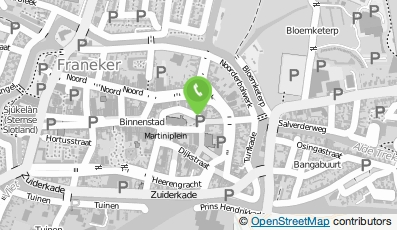 Bekijk kaart van UWV WERKbedrijf Franeker in Franeker
