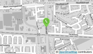 Bekijk kaart van UWV WERKbedrijf Hoogezand in Hoogezand