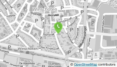 Bekijk kaart van UWV WERKbedrijf Winschoten in Winschoten
