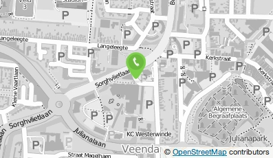 Bekijk kaart van UWV WERKbedrijf Veendam in Veendam