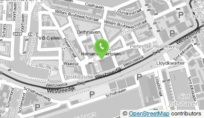Bekijk kaart van UWV WERKbedrijf Rotterdam Heiman Dullaert in Rotterdam