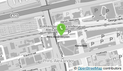 Bekijk kaart van UWV WERKbedrijf Rotterdam Oost in Rotterdam