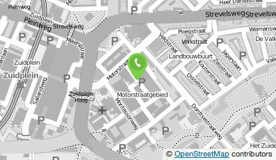 Bekijk kaart van UWV WERKbedrijf Rotterdam Dynamostraat in Rotterdam