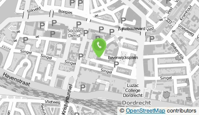 Bekijk kaart van UWV Dordrecht in Dordrecht