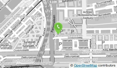Bekijk kaart van Dienst Milieu en Bouwtoezicht in Amsterdam