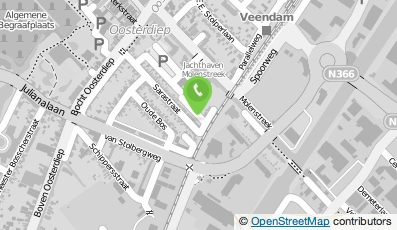 Bekijk kaart van Jolanda Postema Administratie & Werkplekadvies in Veendam