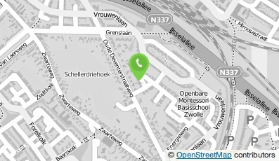 Bekijk kaart van www.alinedenktmee.nl in Zwolle