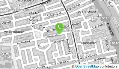 Bekijk kaart van Prosper Klop Architect in Amsterdam