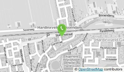 Bekijk kaart van Axis Fysiotherapie en Beweg.centr. in Hardinxveld-Giessendam