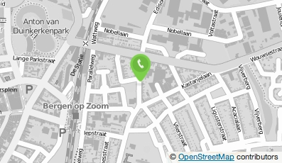 Bekijk kaart van Stucadoorsbedrijf Hezer in Bergen op Zoom