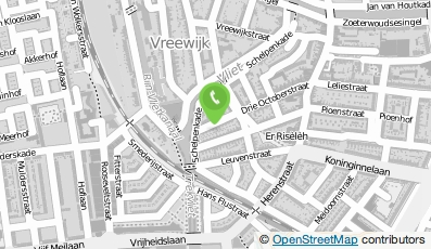 Bekijk kaart van Julie de Graaf in Leiden