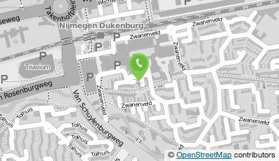 Bekijk kaart van Dierenkliniek Dukenburg B.V. in Nijmegen