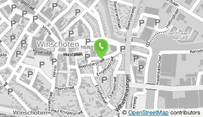 Bekijk kaart van Red Light Zone in Winschoten