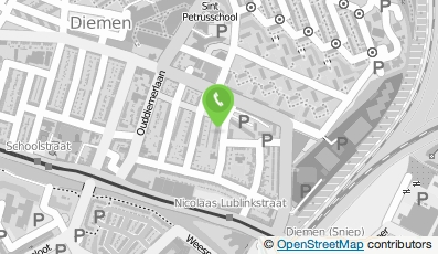 Bekijk kaart van Vip taxi Amsterdam in Diemen