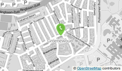 Bekijk kaart van Groenewoud Apotheek B.V. in Tilburg