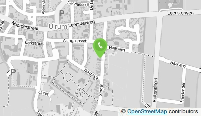 Bekijk kaart van Fitness 't Hogelaand in Ulrum