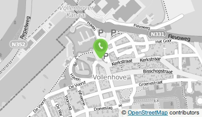 Bekijk kaart van Restaurant Oceaan B.V. in Vollenhove