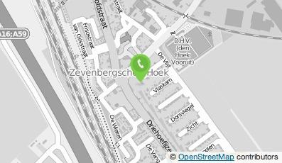 Bekijk kaart van Stoot vastgoed in Zevenbergschen Hoek Moerdijk