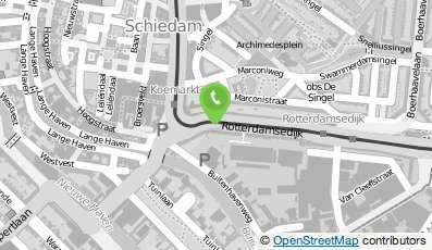 Bekijk kaart van Wasserette Schiedam in Schiedam
