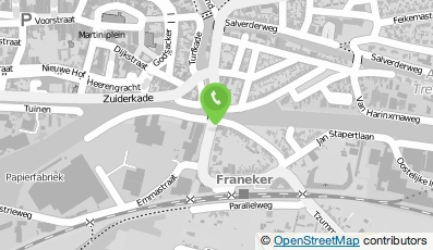 Bekijk kaart van Poort van Franeker in Franeker