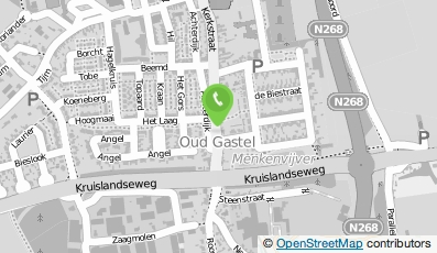 Bekijk kaart van Sprongers in Oud Gastel