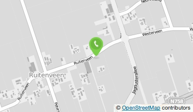 Bekijk kaart van Buitenplaats Ruitenveen in Nieuwleusen