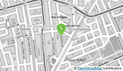 Bekijk kaart van Klusbedrijf M van der Rijnst in Amsterdam