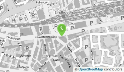 Bekijk kaart van D'n Hertog in Eindhoven
