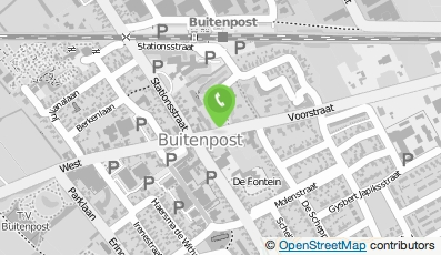 Bekijk kaart van Fytswinkel Oebele Hoekstra in Buitenpost