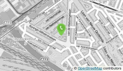 Bekijk kaart van Atelier Jungles in Den Haag