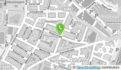Bekijk kaart van Cafetaria De Biezen in Nijmegen