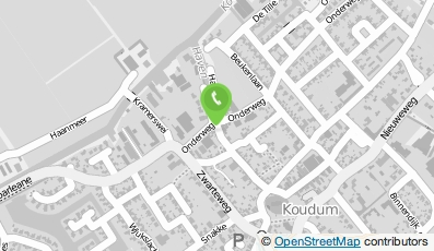 Bekijk kaart van Hoekema's Schilders- en Autospuitbedrijf in Koudum