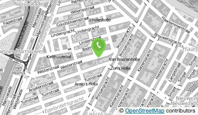 Bekijk kaart van Postkantoor Westerstraat in Amsterdam