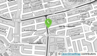 Bekijk kaart van Right corner studio in Amsterdam