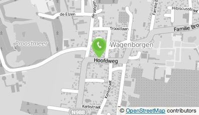 Bekijk kaart van Hotel-Appartementen Klaver Vier B.V. in Wagenborgen