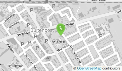 Bekijk kaart van IMPREZZ B.V. in Buitenpost