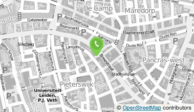 Bekijk kaart van Tjebbe Bonsing personal training, striking and fitness in Leiden