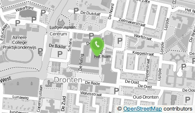 Bekijk kaart van Stichting Odd Fellows Boekenverkoop Dronten in Dronten