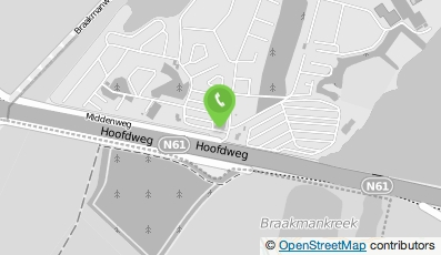 Bekijk kaart van Bungalow Schoonmaak in Hoek