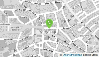 Bekijk kaart van De Berger Wijnhandel in Bergen (Noord-Holland)