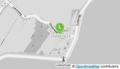 Bekijk kaart van Bed & Breakfast de Leekerhoek in Oosterleek