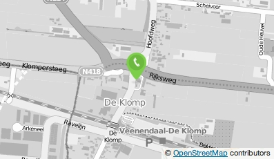 Bekijk kaart van Autolakken West-Nederland B.V. in De Klomp