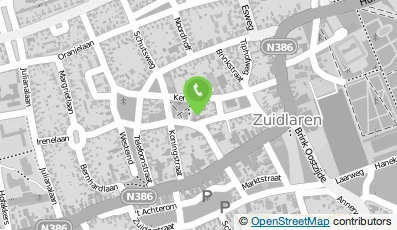 Bekijk kaart van datwillenwijook.nl in Zuidlaren