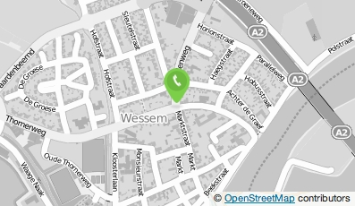 Bekijk kaart van Café Den Hook, J. Koelemeijer in Wessem