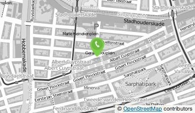 Bekijk kaart van Menspire De Pijp in Amsterdam