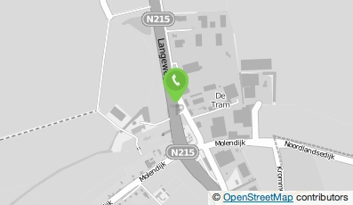 Bekijk kaart van Wegrestaurant De Tram in Nieuwe-Tonge