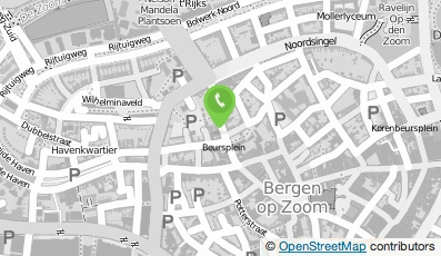 Bekijk kaart van Damsbedekking in Bergen op Zoom