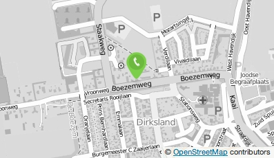 Bekijk kaart van Bed and Breakfast De Boerenstal in Dirksland