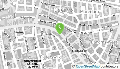 Bekijk kaart van Tandartsenpraktijk Unident B.V. in Leiden