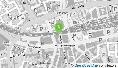 Bekijk kaart van Plaza van Falafel in Eindhoven